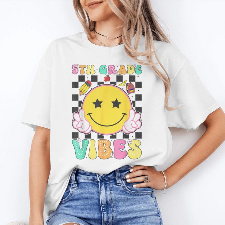 5th Grade Vibes Girls Smile Face Back To School Fifth Grade Unisex T-Shirt 5th Grade Vibes Girls Smile Face Back To School Fifth Grade Unisex T-Shirt