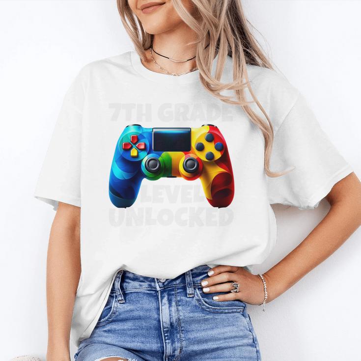 7th Grade Level Unlocked Back To School Gamer Boys Girls Unisex T-Shirt 7th Grade Level Unlocked Back To School Gamer Boys Girls Unisex T-Shirt