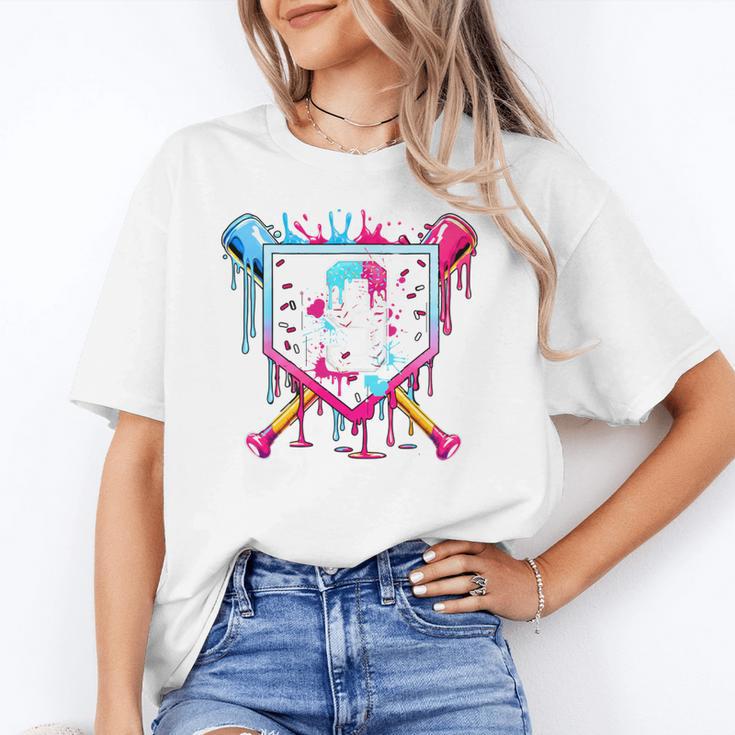 9th Birthday Boys Baseball Ice Cream Drip Boys Baseball Unisex T-Shirt