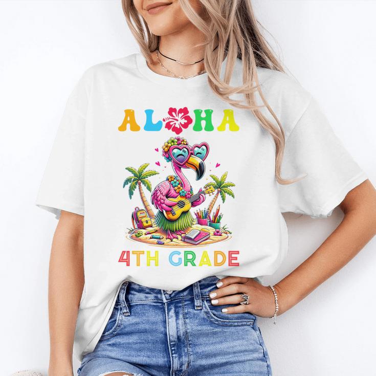 Aloha Fourth Grade Flamingo Hawaii Back To School Kids Girl Premium Tri-Blend Unisex T-Shirt Aloha Fourth Grade Flamingo Hawaii Back To School Kids Girl Premium Tri-Blend Unisex T-Shirt