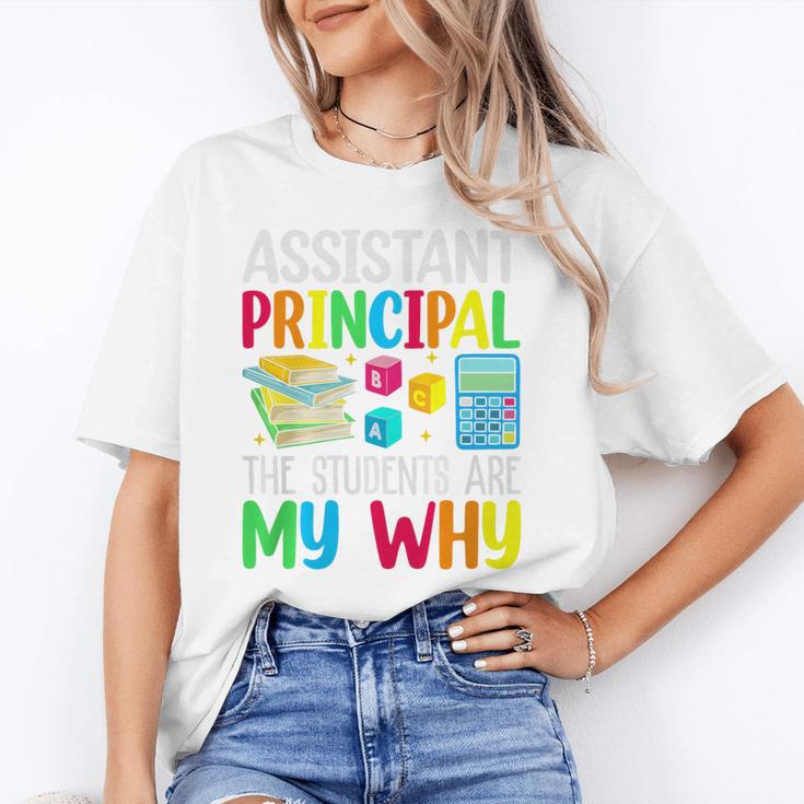 Back To School Assistant Principal The Students Are My Why Premium Tri-Blend Unisex T-Shirt Back To School Assistant Principal The Students Are My Why Premium Tri-Blend Unisex T-Shirt
