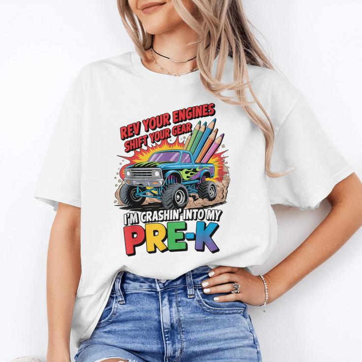 Back To School Pre-K Preschool Monster Truck First Day Boys Unisex T-Shirt