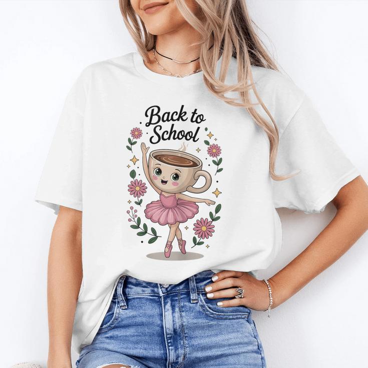 Ballerina Cappuccina Girls Italian Brainrot Back To School Unisex T-Shirt Ballerina Cappuccina Girls Italian Brainrot Back To School Unisex T-Shirt