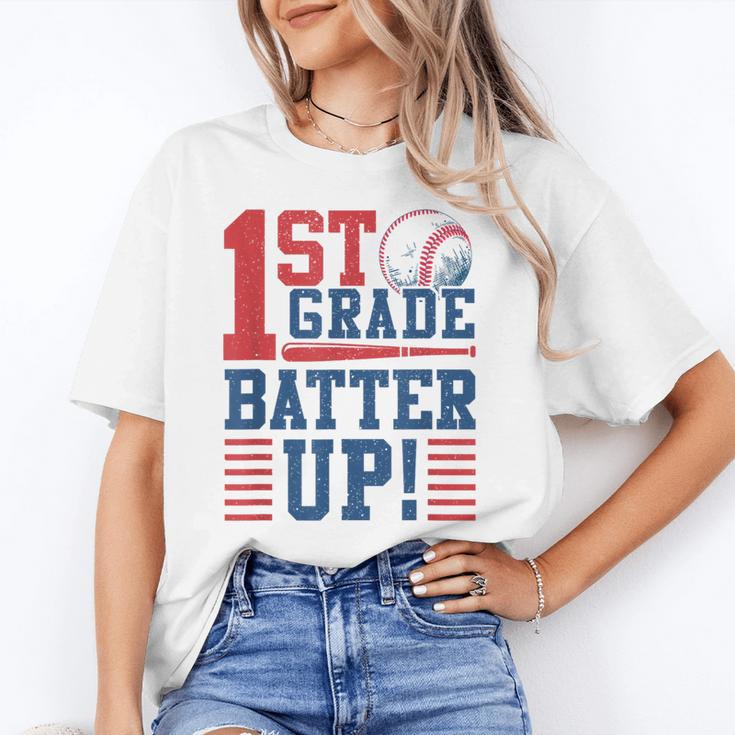 Baseball 1st Grade Back To School 1st Grade Batter Up Unisex T-Shirt