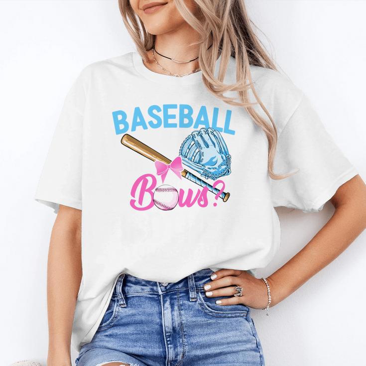 Baseball Or Bows Brother Loves You Gender Reveal Boy Or Girl Unisex T-Shirt Baseball Or Bows Brother Loves You Gender Reveal Boy Or Girl Unisex T-Shirt