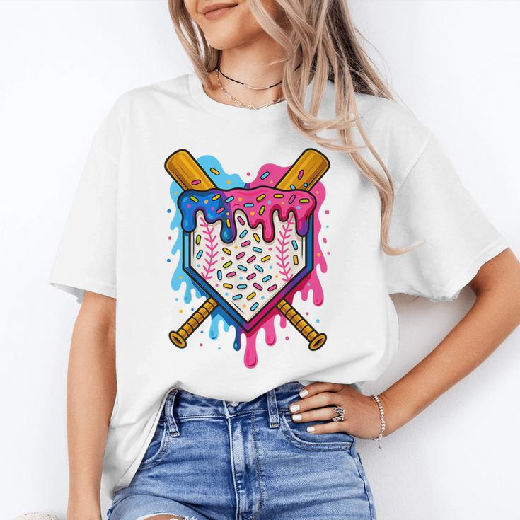 Baseball Boys Ice Cream Drip Baseball Unisex T-Shirt