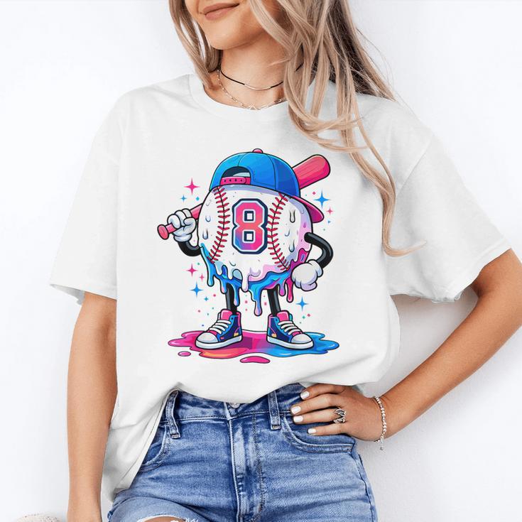 Baseball Drip 8th 8 Year Old Birthday Boys Pitcher Player Unisex T-Shirt Baseball Drip 8th 8 Year Old Birthday Boys Pitcher Player Unisex T-Shirt