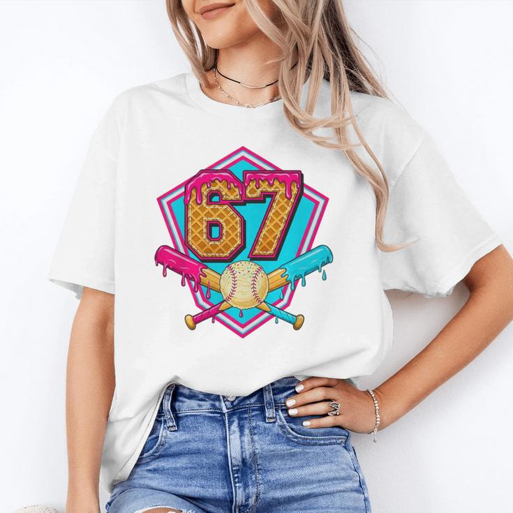Baseball Drip Jersey Number 67 For Players & 67th Birthday Premium Tri-Blend Unisex T-Shirt Baseball Drip Jersey Number 67 For Players & 67th Birthday Premium Tri-Blend Unisex T-Shirt