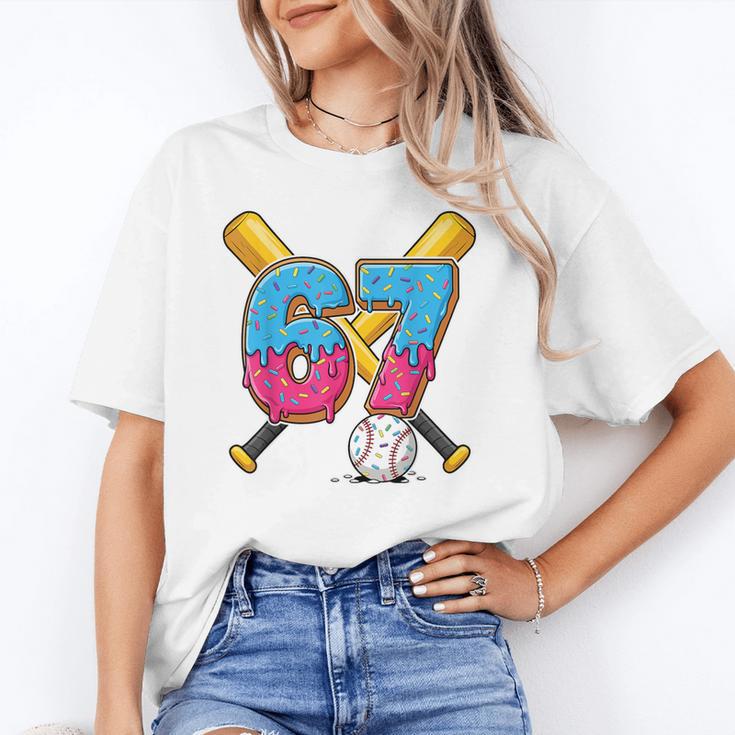 Baseball Drip Number 67 Player 67th Birthday Meme Gen Alpha Unisex T-Shirt