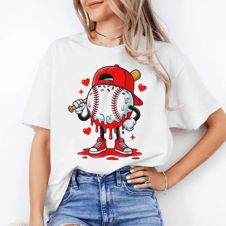 Baseball Drip Valentines Unisex T-Shirt