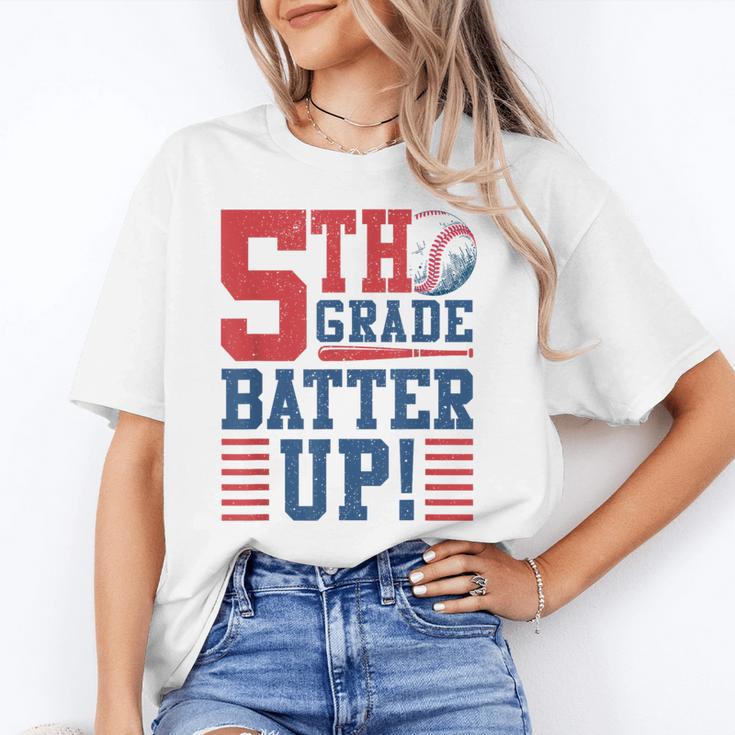 Baseball Fifth Grade Back To School 5th Grade Batter Up Unisex T-Shirt Baseball Fifth Grade Back To School 5th Grade Batter Up Unisex T-Shirt