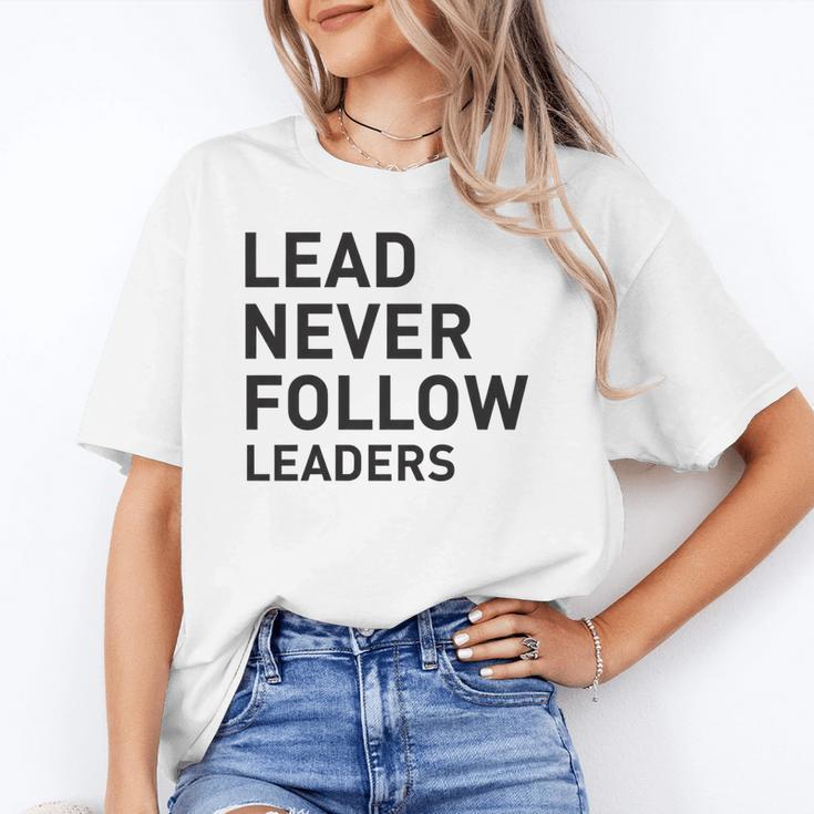 Baseball Lead Never Follow Leaders Team Captain Leadership Premium Tri-Blend Unisex T-Shirt