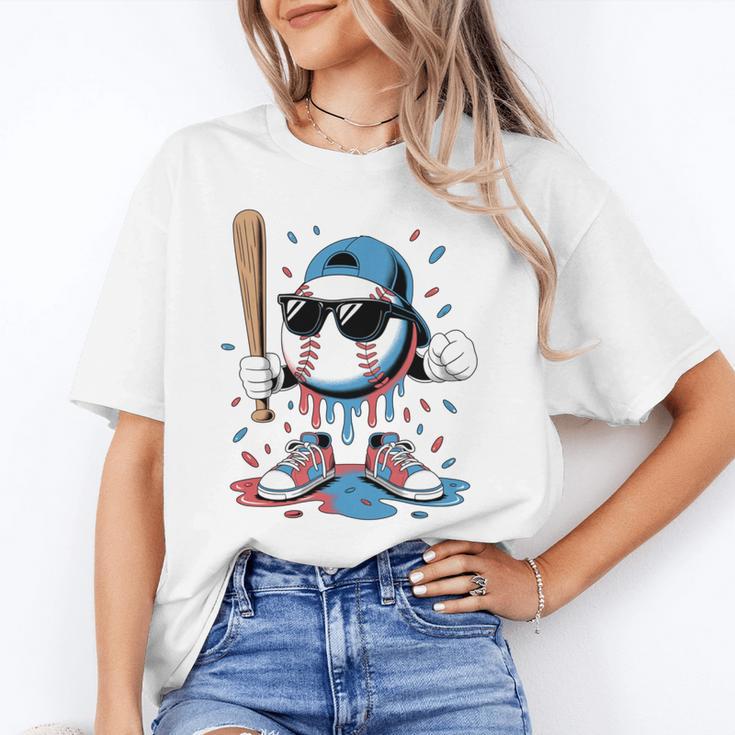 Baseball Lifestyle Apparel Youth Baseball Ice Cream Drip Unisex T-Shirt Baseball Lifestyle Apparel Youth Baseball Ice Cream Drip Unisex T-Shirt