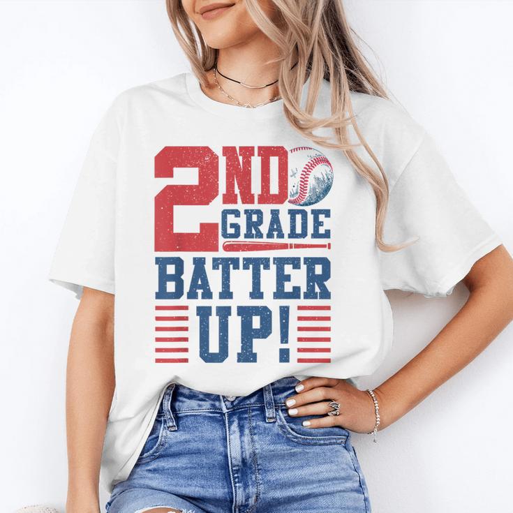 Baseball Second Grade Back To School 2nd Grade Batter Up Unisex T-Shirt Baseball Second Grade Back To School 2nd Grade Batter Up Unisex T-Shirt