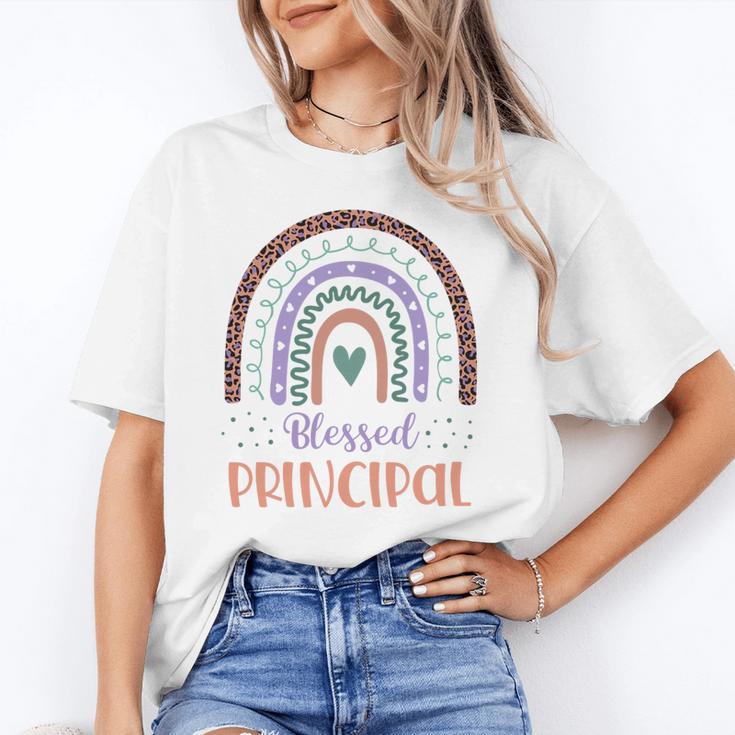 Blessed Principal Back To School Boho Rainbow Premium Tri-Blend Unisex T-Shirt Blessed Principal Back To School Boho Rainbow Premium Tri-Blend Unisex T-Shirt