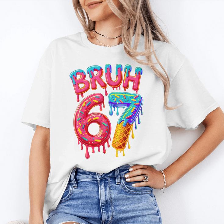 Bruh 67 Baseball Drip Number 67 Player 67th Birthday Unisex T-Shirt Bruh 67 Baseball Drip Number 67 Player 67th Birthday Unisex T-Shirt