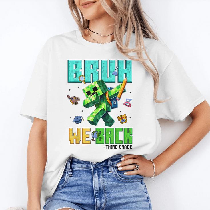 Bruh We Back 3rd Grade Back To School Gamer Dabbing Boy Kids Unisex T-Shirt Bruh We Back 3rd Grade Back To School Gamer Dabbing Boy Kids Unisex T-Shirt