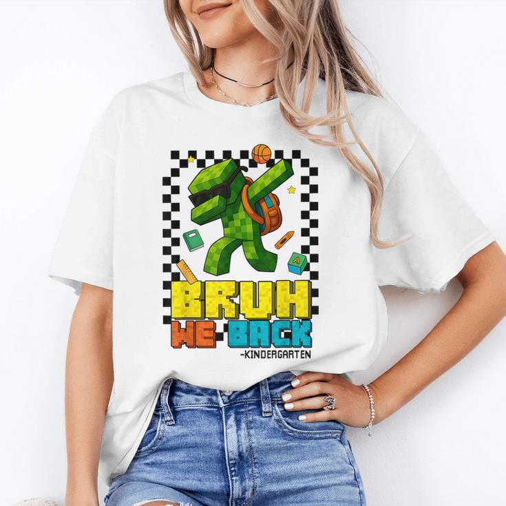 Bruh We Back Kindergarten Back To School Gamer Dabbing Boy Unisex T-Shirt Bruh We Back Kindergarten Back To School Gamer Dabbing Boy Unisex T-Shirt