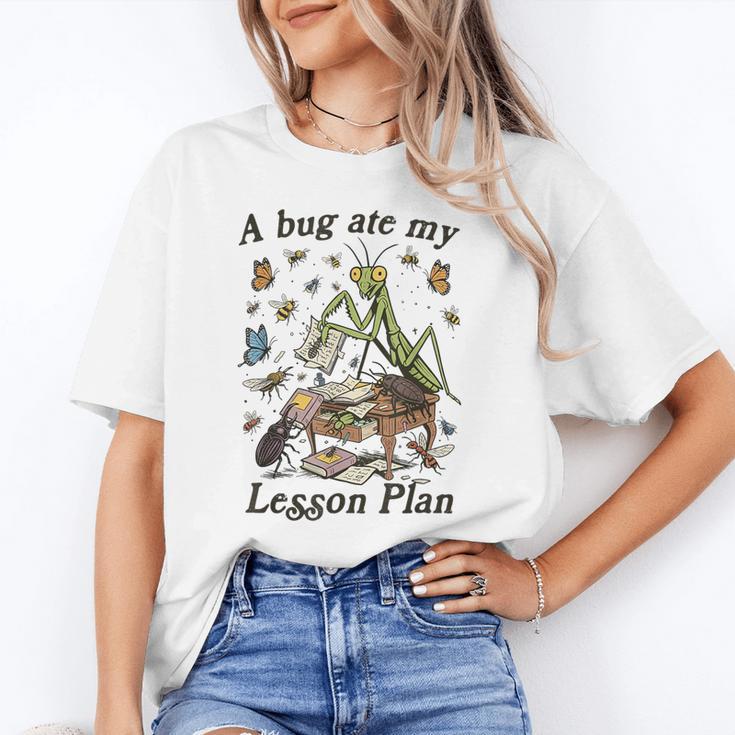 Bug Lover Insect Back To School A Bug Ate My Lesson Plan Unisex T-Shirt Bug Lover Insect Back To School A Bug Ate My Lesson Plan Unisex T-Shirt