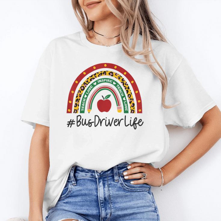 Bus Driver Rainbow Appreciation Day Hello Back To School Unisex T-Shirt Bus Driver Rainbow Appreciation Day Hello Back To School Unisex T-Shirt