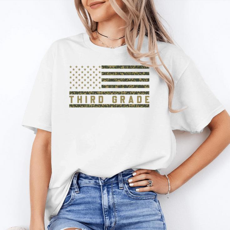 Camo American Flag Third Grade Back To School 3rd Grade Premium Tri-Blend Unisex T-Shirt Camo American Flag Third Grade Back To School 3rd Grade Premium Tri-Blend Unisex T-Shirt