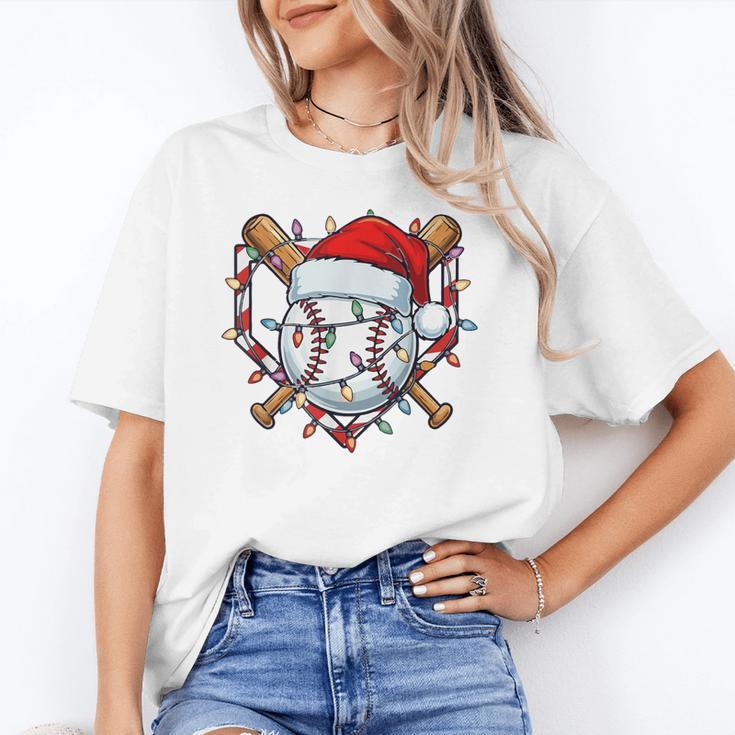 Christmas Baseball Santa Hat For Baseball Players Fans Unisex T-Shirt Christmas Baseball Santa Hat For Baseball Players Fans Unisex T-Shirt