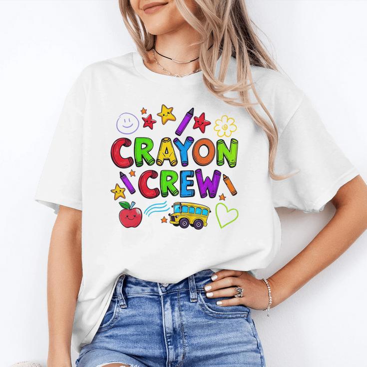 Crayon Crew Cute Back To School Unisex T-Shirt Crayon Crew Cute Back To School Unisex T-Shirt