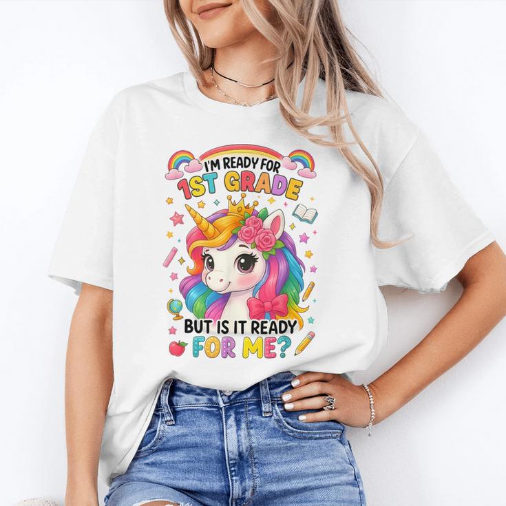 Crush First Grade Girls Back To School Unicorn First Day Unisex T-Shirt Crush First Grade Girls Back To School Unicorn First Day Unisex T-Shirt