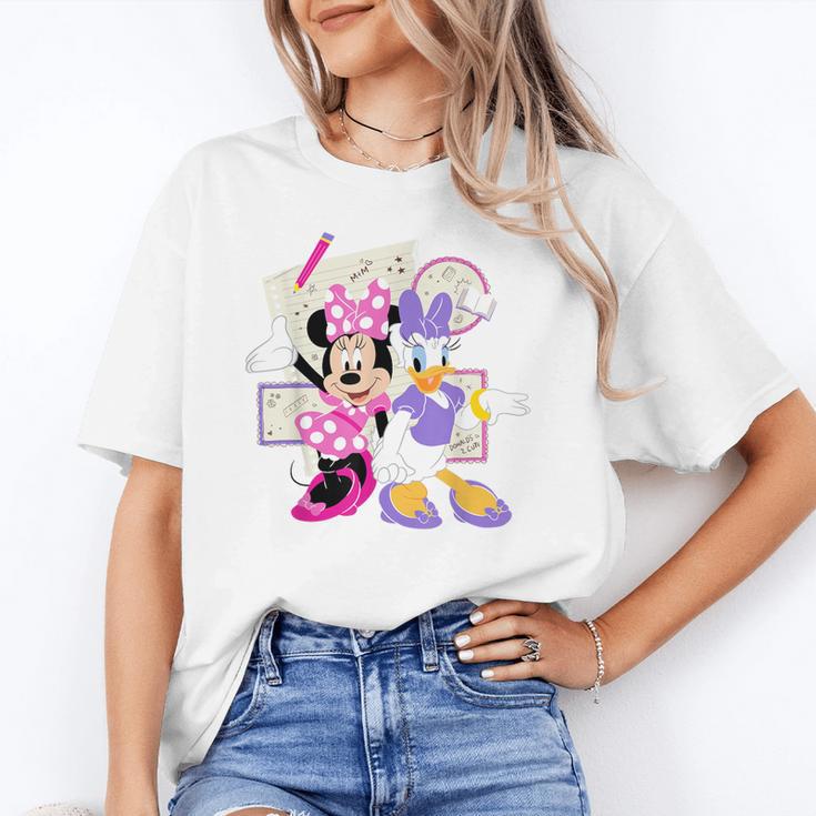 Disney Minnie & Daisy Back To School Best Friends BFFs Unisex T-Shirt