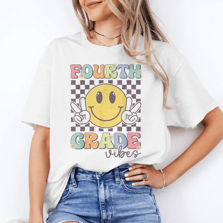 Fourth Grade Vibes Smile Face 4th Grade Team Back To School Unisex T-Shirt Fourth Grade Vibes Smile Face 4th Grade Team Back To School Unisex T-Shirt