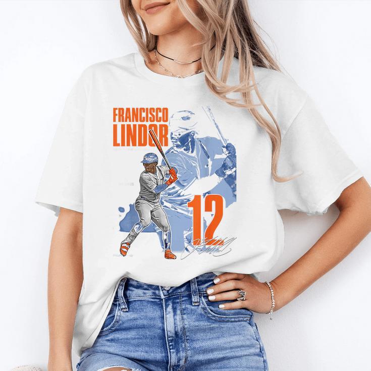 Francisco Lindor New York M Baseball Players MLBFLI304N Unisex T-Shirt Francisco Lindor New York M Baseball Players MLBFLI304N Unisex T-Shirt