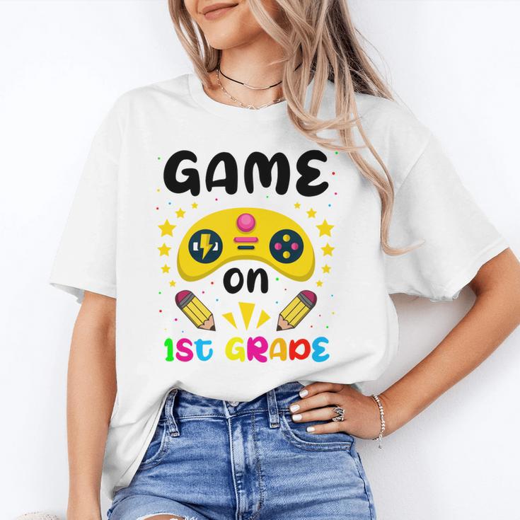 Game On 1st Grade Cute Video Gamer Back To School 2026 Kids Unisex T-Shirt Game On 1st Grade Cute Video Gamer Back To School 2026 Kids Unisex T-Shirt