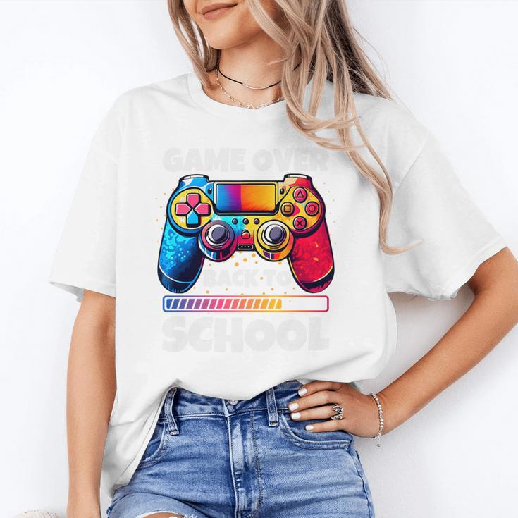 Game Over Back To School Gaming Controller Kids Gamer Premium Tri-Blend Unisex T-Shirt Game Over Back To School Gaming Controller Kids Gamer Premium Tri-Blend Unisex T-Shirt