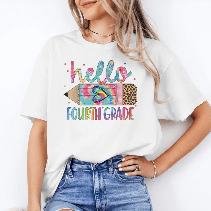 Hello Fourth Grade Tie Dye Pencil Back To School 4th Grade Unisex T-Shirt Hello Fourth Grade Tie Dye Pencil Back To School 4th Grade Unisex T-Shirt