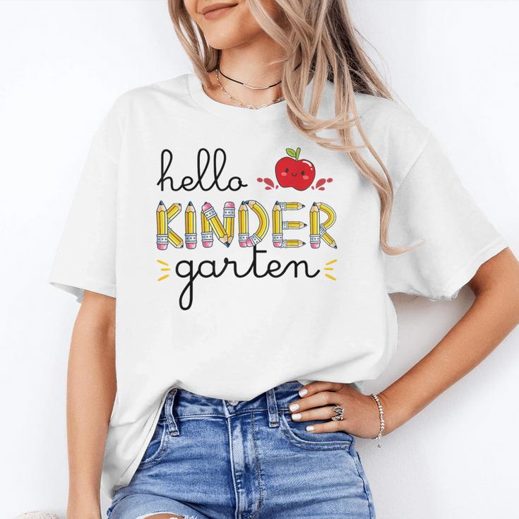 Hello Kindergarten Back To School Cute First Day Kids School Unisex T-Shirt Hello Kindergarten Back To School Cute First Day Kids School Unisex T-Shirt