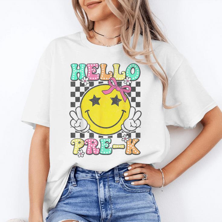Hello Pre-K Coquette Bow Back To School Preschool Girl Unisex T-Shirt