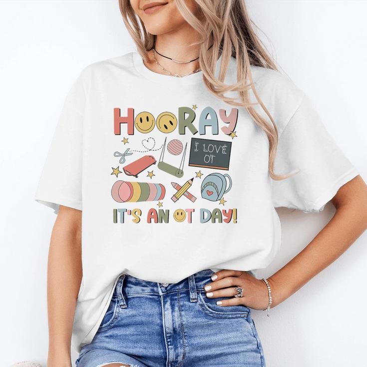 Hooray It’s An OT Day Occupational Therapy Back To School Premium Tri-Blend Unisex T-Shirt