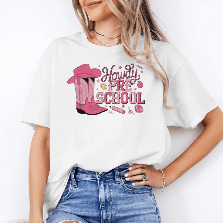 Howdy Preschool Back To School Western Cowboy Cowgirls Pre-K Unisex T-Shirt Howdy Preschool Back To School Western Cowboy Cowgirls Pre-K Unisex T-Shirt