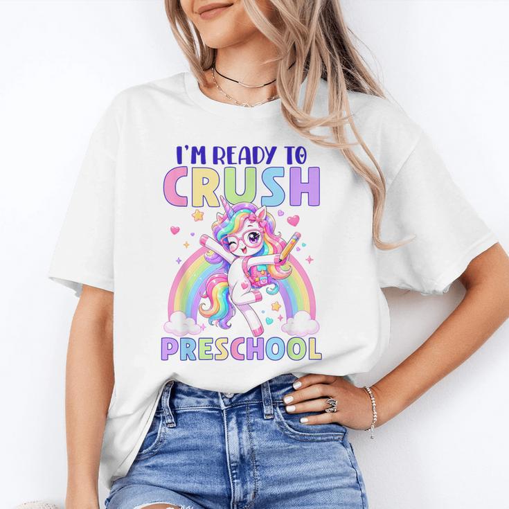 I'm Ready To Crush Preschool Unicorn Girls Back To School Unisex T-Shirt I'm Ready To Crush Preschool Unicorn Girls Back To School Unisex T-Shirt