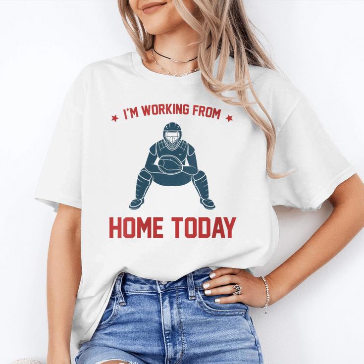 I'm Working From Home Today Baseball Lover Men Women Unisex T-Shirt I'm Working From Home Today Baseball Lover Men Women Unisex T-Shirt