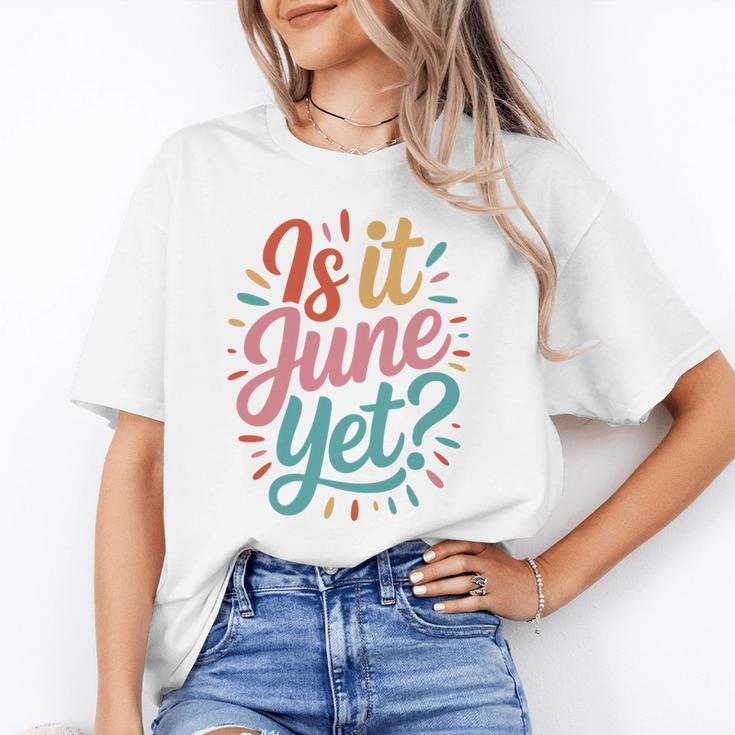 Is It June Yet Back To School Student Groovy Kids Premium Tri-Blend Unisex T-Shirt Is It June Yet Back To School Student Groovy Kids Premium Tri-Blend Unisex T-Shirt