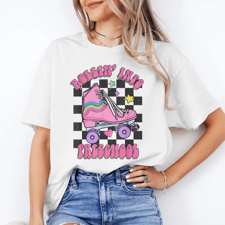 Kids Back To School Skating Rollin Into Preschool Unisex T-Shirt Kids Back To School Skating Rollin Into Preschool Unisex T-Shirt