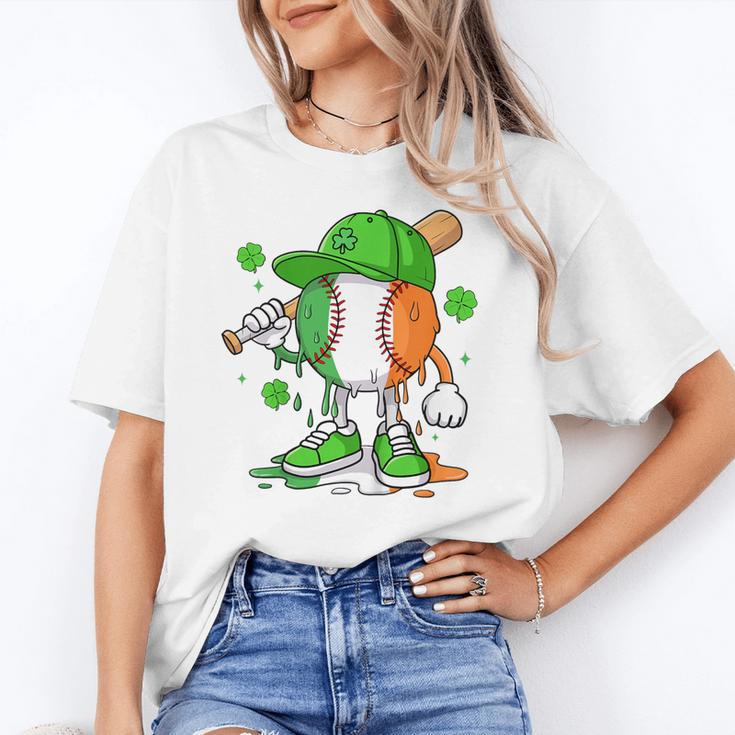 Kids Boys St Patricks Day Irish Flag Kids Baseball Ice Cream Drip Unisex T-Shirt Kids Boys St Patricks Day Irish Flag Kids Baseball Ice Cream Drip Unisex T-Shirt