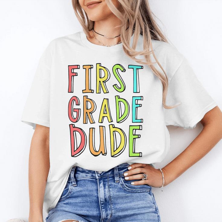 Kids First Day Of First Grade Dude 1st Grade Back To School Boys Unisex T-Shirt Kids First Day Of First Grade Dude 1st Grade Back To School Boys Unisex T-Shirt