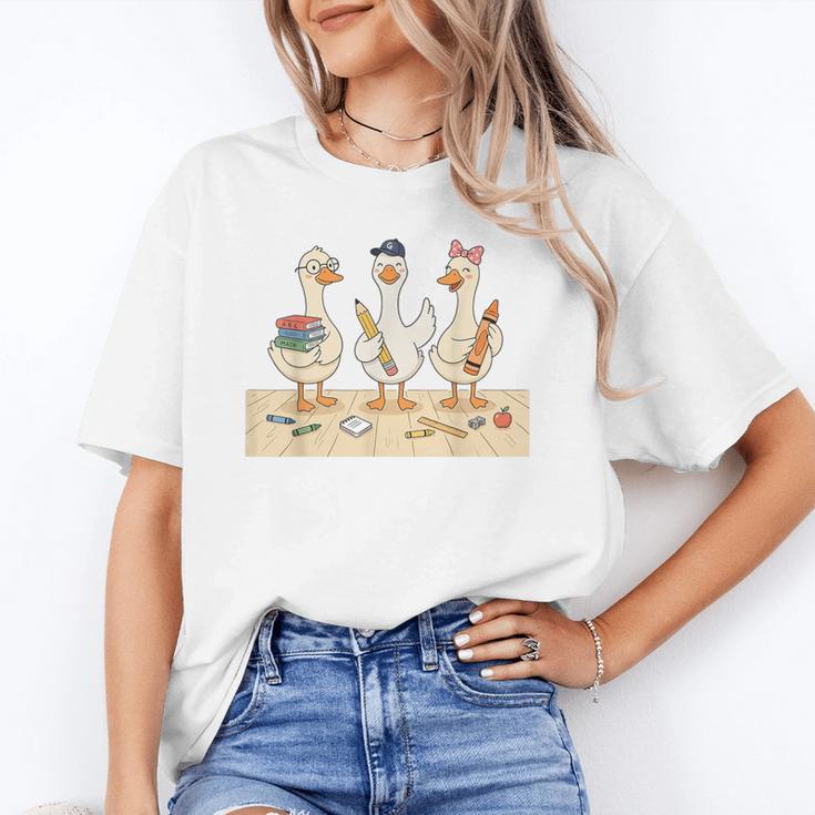 Kindergarten 1st Grade Goose Back To School Kids Unisex T-Shirt