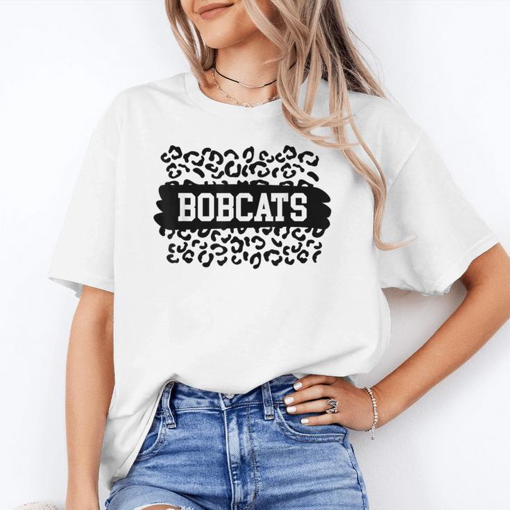 Leopard Bobcats School Spirit Fan Team Back To School Unisex T-Shirt Leopard Bobcats School Spirit Fan Team Back To School Unisex T-Shirt