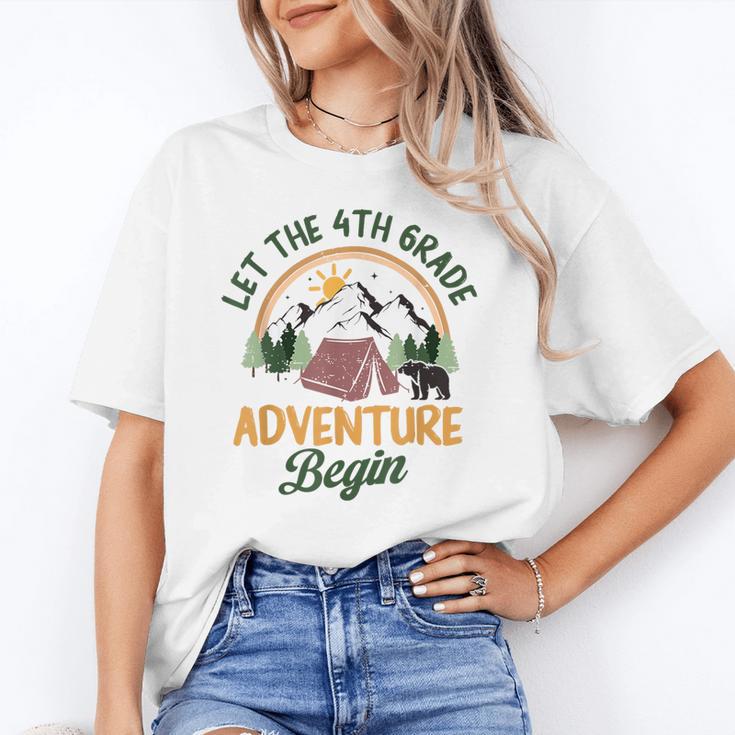 Let The 4th Grade Adventure Begin Camping Back To School Unisex T-Shirt Let The 4th Grade Adventure Begin Camping Back To School Unisex T-Shirt