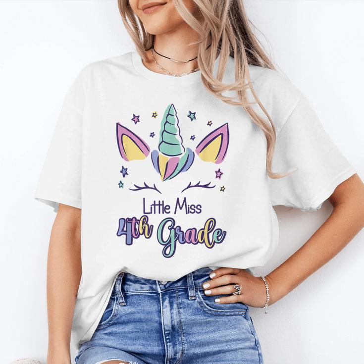 Little Miss Fourth Grade 2026 Back To School 4th Grade Girls Unisex T-Shirt Little Miss Fourth Grade 2026 Back To School 4th Grade Girls Unisex T-Shirt