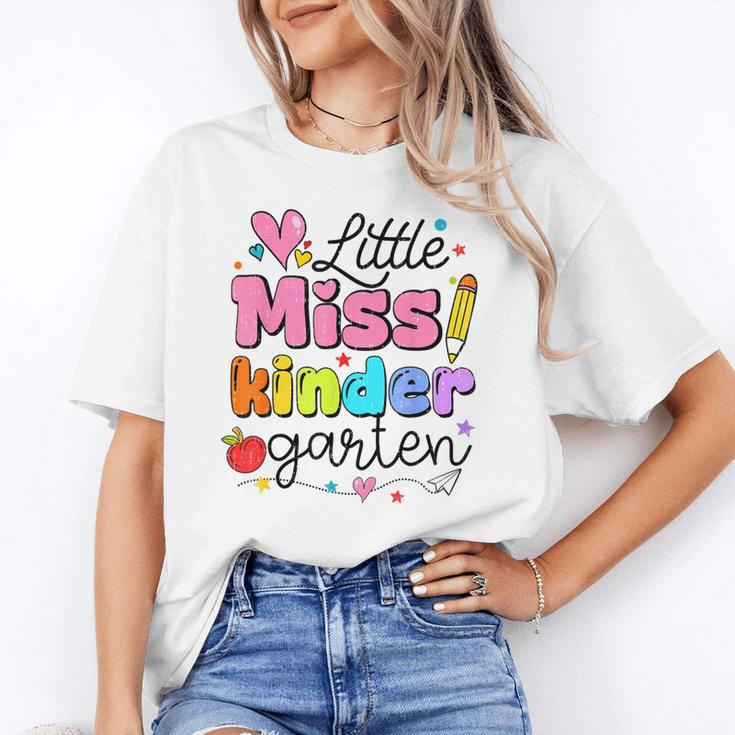 Little Miss Kindergarten Back To School Cute Kinder Girls Unisex T-Shirt