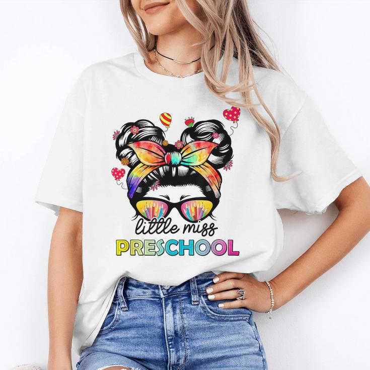 Little Miss Preschool Back To School Messy Kids Girls Unisex T-Shirt